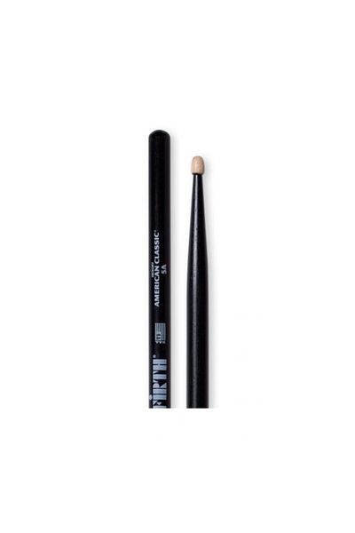 VIC FIRTH V5ab عصا طبلة الرغيف الفرنسي الأمريكية الكلاسيكية باللون الأسود