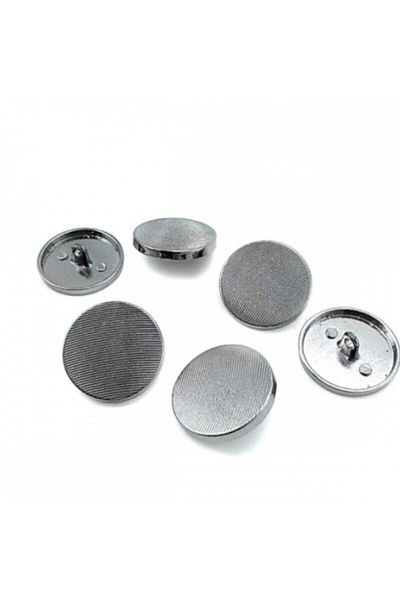 Şentürk aksesuar Line Patterned Footed Metal Button