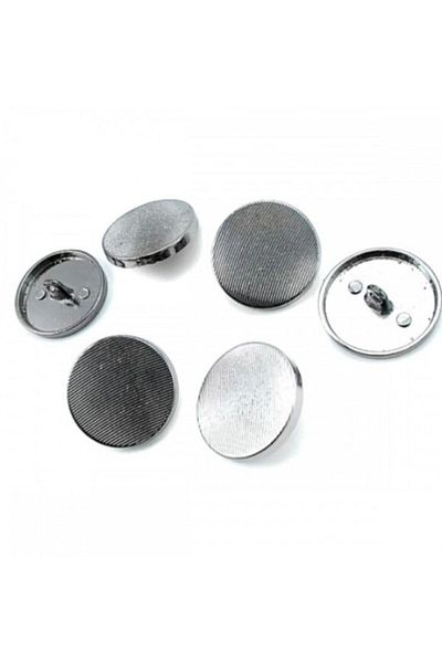 Şentürk aksesuar Line Patterned Footed Metal Button