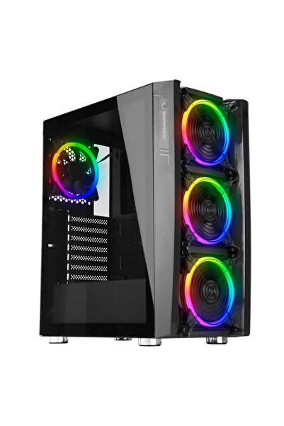 Rampage Hacker 4x Rgb Ledli Gaming Oyuncu Atx Bilgisayar Kasası