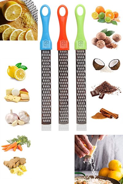 QNİAY مبشرة طويلة للثوم والجبن والليمون، مبشرة طويلة للخضروات والفواكه، مبشرة...