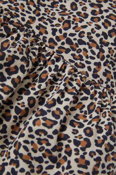 DeFacto Cotton Knitted - Baby Girl Floral Patterned Sleeveless Dress