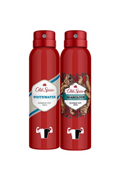 Old Spice Deodorant Seti White Water Deodorant Sprey 150 ml + Bear Glove Deod...