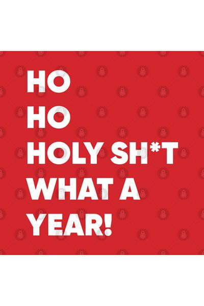 Pixxa Ho Ho Holy Sh*t أي سنة!كوب مضحك لعيد الميلاد 2020
