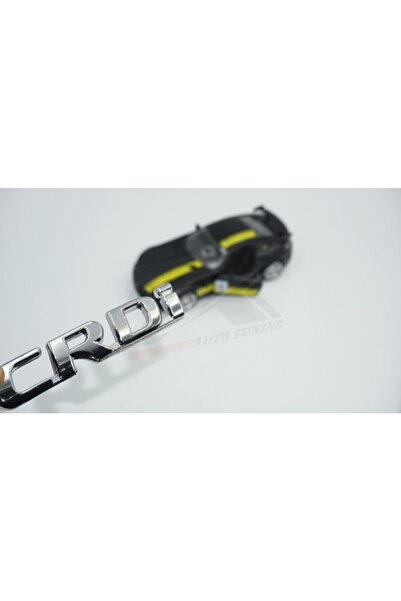 Hyundai Accent شعار شعار حروف Crdi باللون الأزرق من الكروم Abs 3M ثلاثي الأبعاد