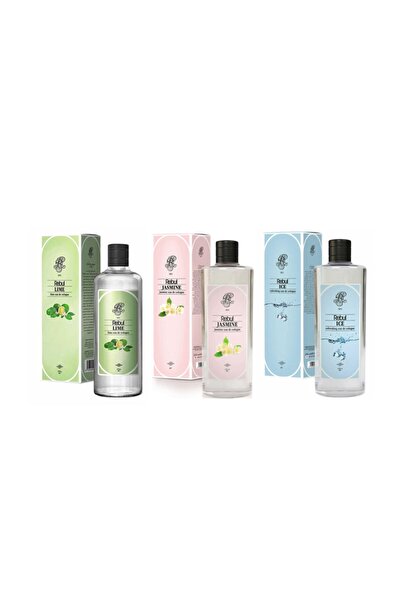 Rebul Lime Kolonya 270 Ml + Jasmine Kolonya 270 Ml + Ice Kolonya 270 Ml 3'lü Set