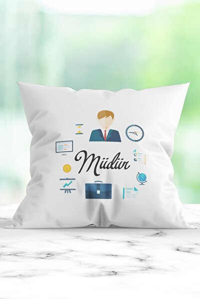 WixelArt Müdür Baskılı Yastık