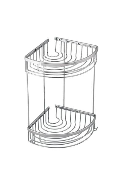 RENK YAPI RÜYASI Якісний кутовий тримач для шампуню та зубної щітки з хромова...