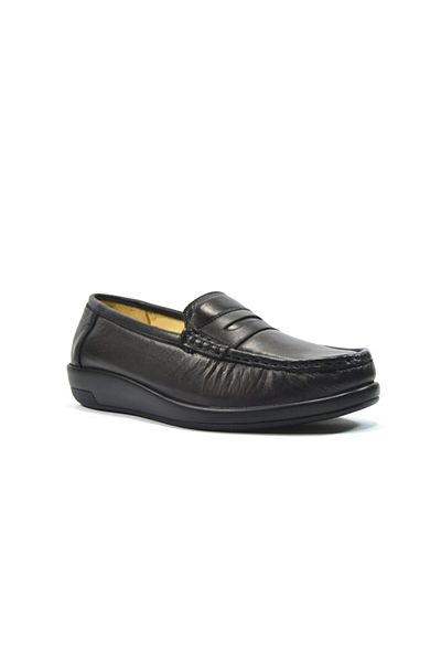 Dr.Comfort Dr. Pantofi Mother Candy pentru femei, ortopedici, negri, din piele naturală Comfort 2029