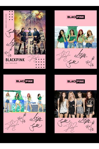 BLACK PINK Σετ καρτ ποστάλ Blackpink Group