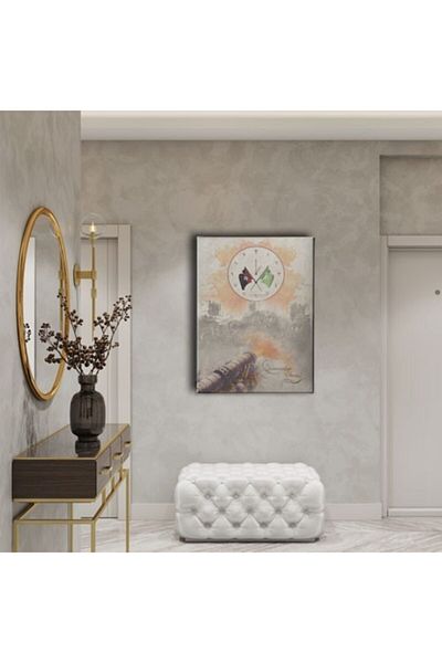 Desenlio Ottoman Clock Table