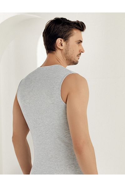 Şahinler Ανδρικό γκρι 6-τεμάχιο Sport Singlet Me116