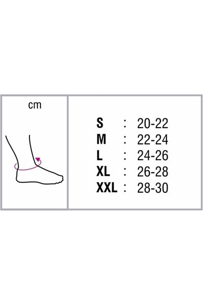 Orthocare 7640 Model Orthopedic Malleol Brace Supported Ankle Brace - Plastic Supported Bracelet