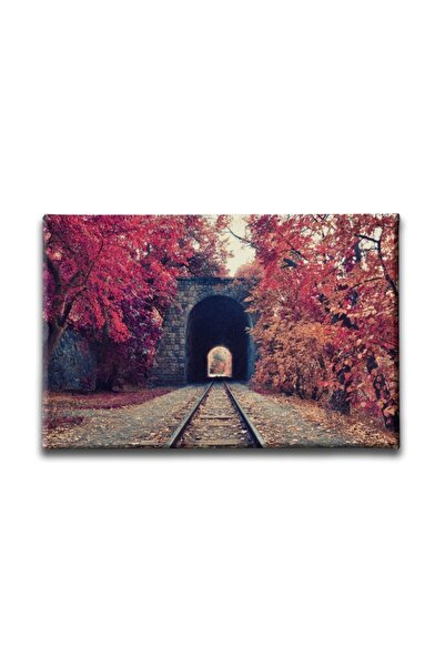 Desenlio Slika pejzaža železničke pruge u Erevanu