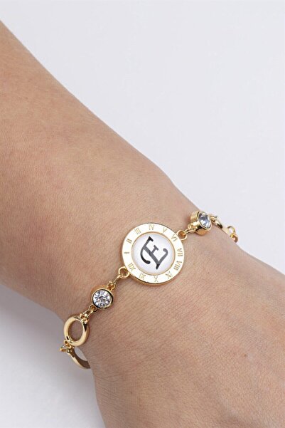 Sortie Aksesuar E Harfli Bileklik 003 Altın Rengi
