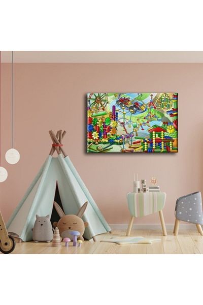 Desenlio Playpen Canvas Painting