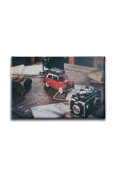 Desenlio Classic Vosvos Car Canvas Painting
