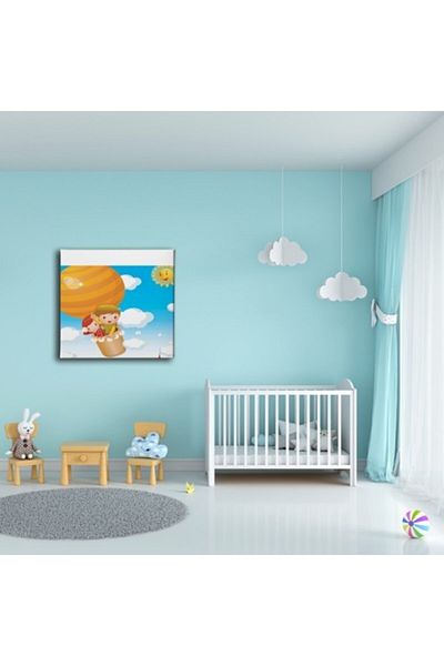Desenlio Pictură pe pânză pentru copii cu balon zburător