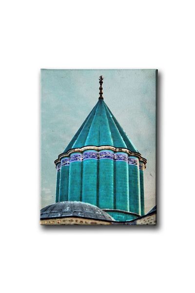 Desenlio Tabloul Turbei Mevlana Domul Verde