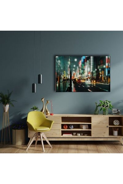 Desenlio City - Street Canvas Painting