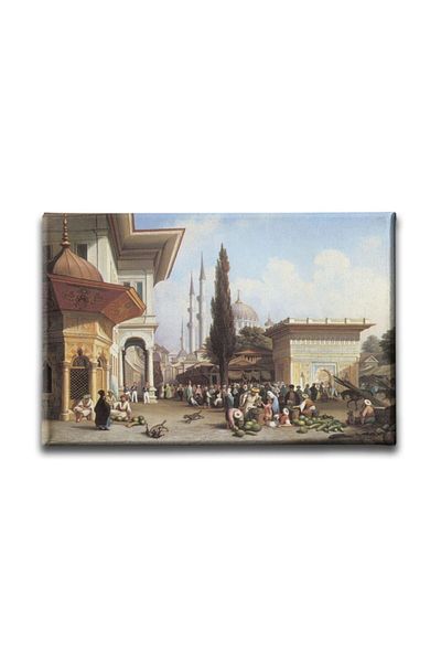 Desenlio Pictură pe pânză Piața Otomană