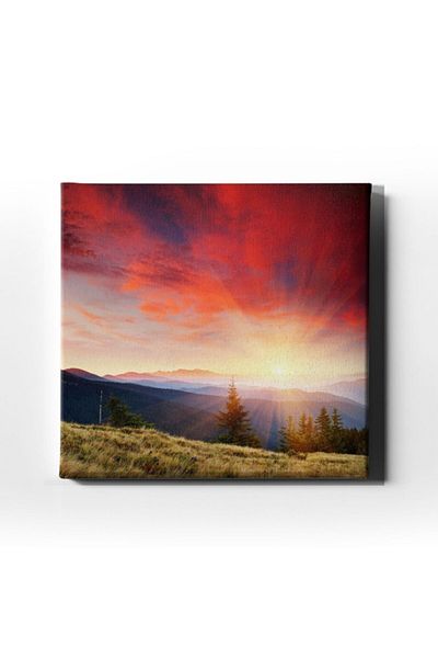 Desenlio Sunset Landscape Painting