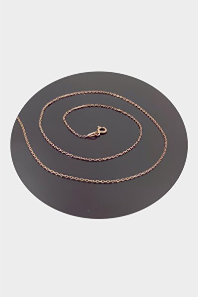 Aykat Rose Gümüş Zincir 50 Cm Ince Gümüş Kolye Forse Zincir 925 Ayar Znc-36