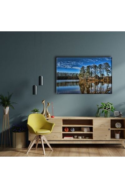 Desenlio Pictură peisaj natural cu reflexie