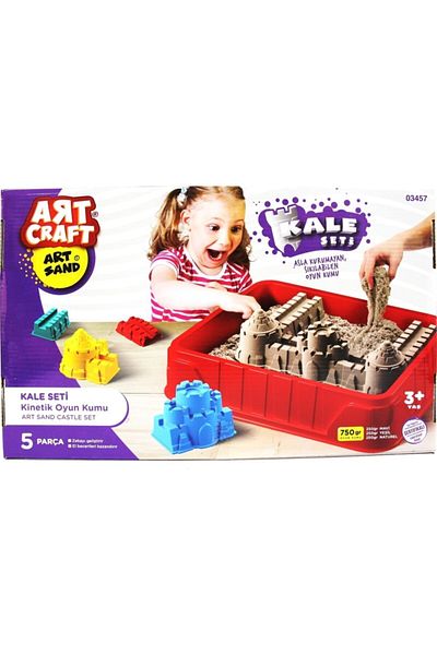 DEDE Art Craft Kinetic Sand 750 g Castle Play Set