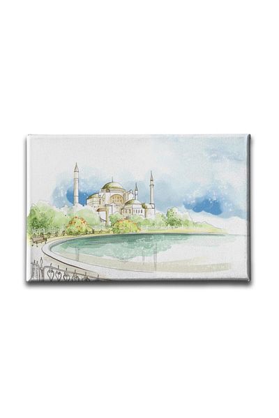 Desenlio Pictură în acuarelă Al Hagia Sophia
