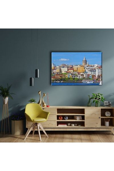 Desenlio Turnul Galata din Istanbul Pictură pe pânză