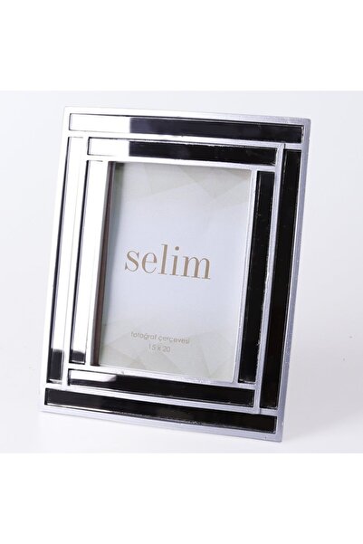 Selim إطار فضي عاكس مقاس 15×20 لارا
