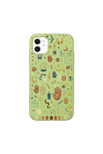 shoptocase Iphone 11 Uyumlu Astroloji Ve Meditasyon Desenli Premium Lansman K...