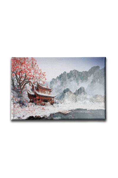 Desenlio Japanese Winter Landscape Painting