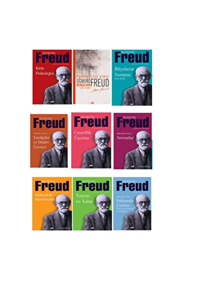 Say Yayınları Sigmund Freud / 9 Kitap Set - Psikanalize Giriş - Kitle Psikolojisi - Totem Ve Tabu