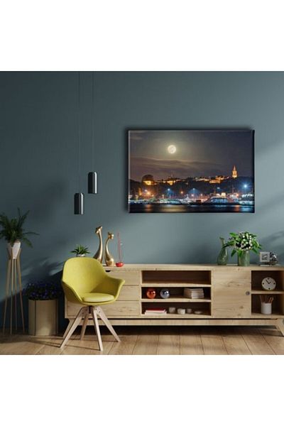 Desenlio Istanbul City Canvas Painting