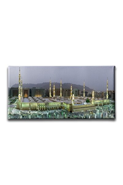Desenlio Medine-i Münevvere Panoramik Kanvas Tablo