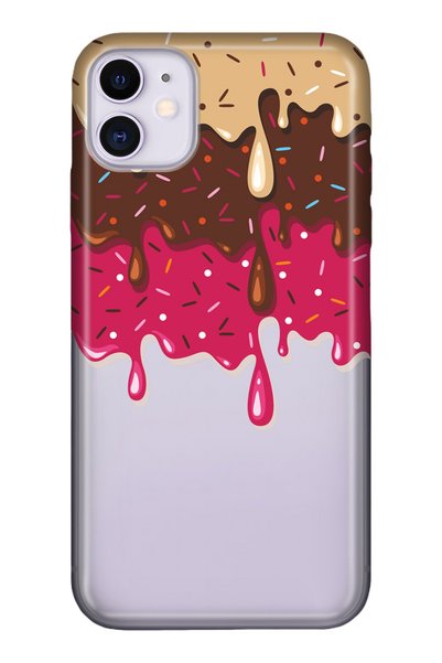 Cekuonline iPhone 11 Pure Modern Patterned Silicone Case Aroma