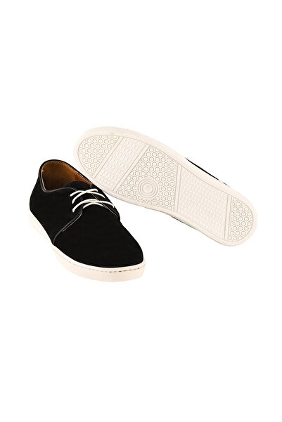 Moosefield Genuine Leather Black Women's Sneakers