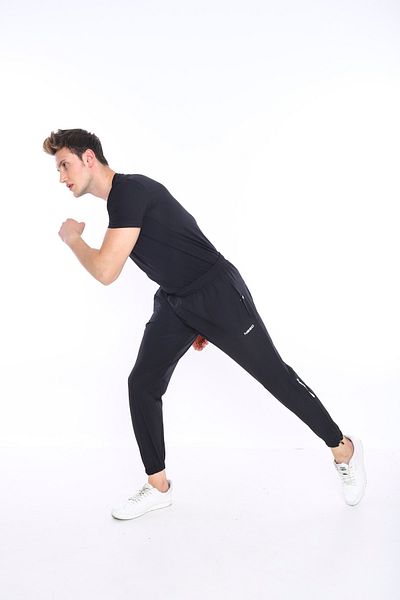 Need Men's Black Micro Stretch Trousers