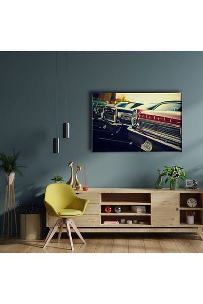 Desenlio Classic Cars Canvas Painting
