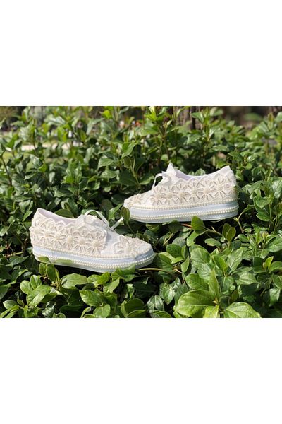 DARUGA Low Sole Wedding Dress Evening Dress Shoes with Loose Shiny Rhinestones