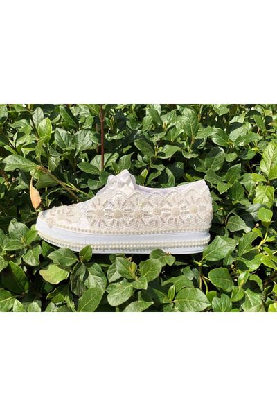 DARUGA Low Sole Wedding Dress Evening Dress Shoes with Loose Shiny Rhinestones