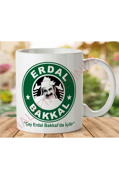 ART HEDİYE كوب إردال باكال مطبوع على الجانبين