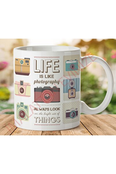 ART HEDİYE كاميرا لايف (2) كوب مطبوع على الجانبين