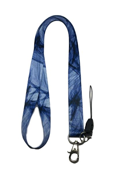 StormiStoretr Frânghie pentru gât și curea pentru telefon cu model de rețea