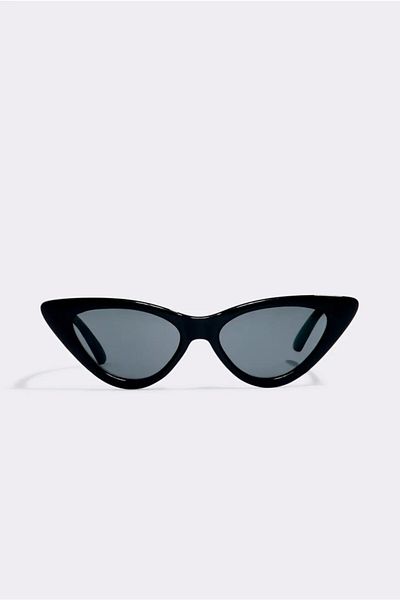 Goldmine Black Triangle Cat Eye UV400 Sunglasses