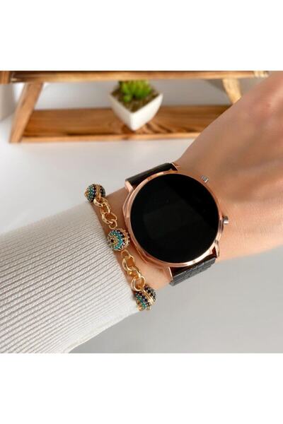 ÇENÇEN Bay & Bayan Çelik Dijital Led Ekran Kol Saati