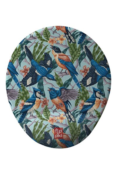 Flipped Blue Bird Bilek Destekli Mousepad