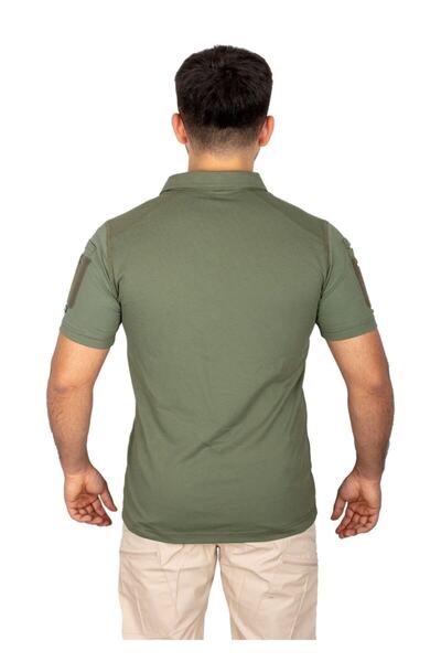 Safari Μπλουζάκι μάχης τακτικό χακί πόλο Avm